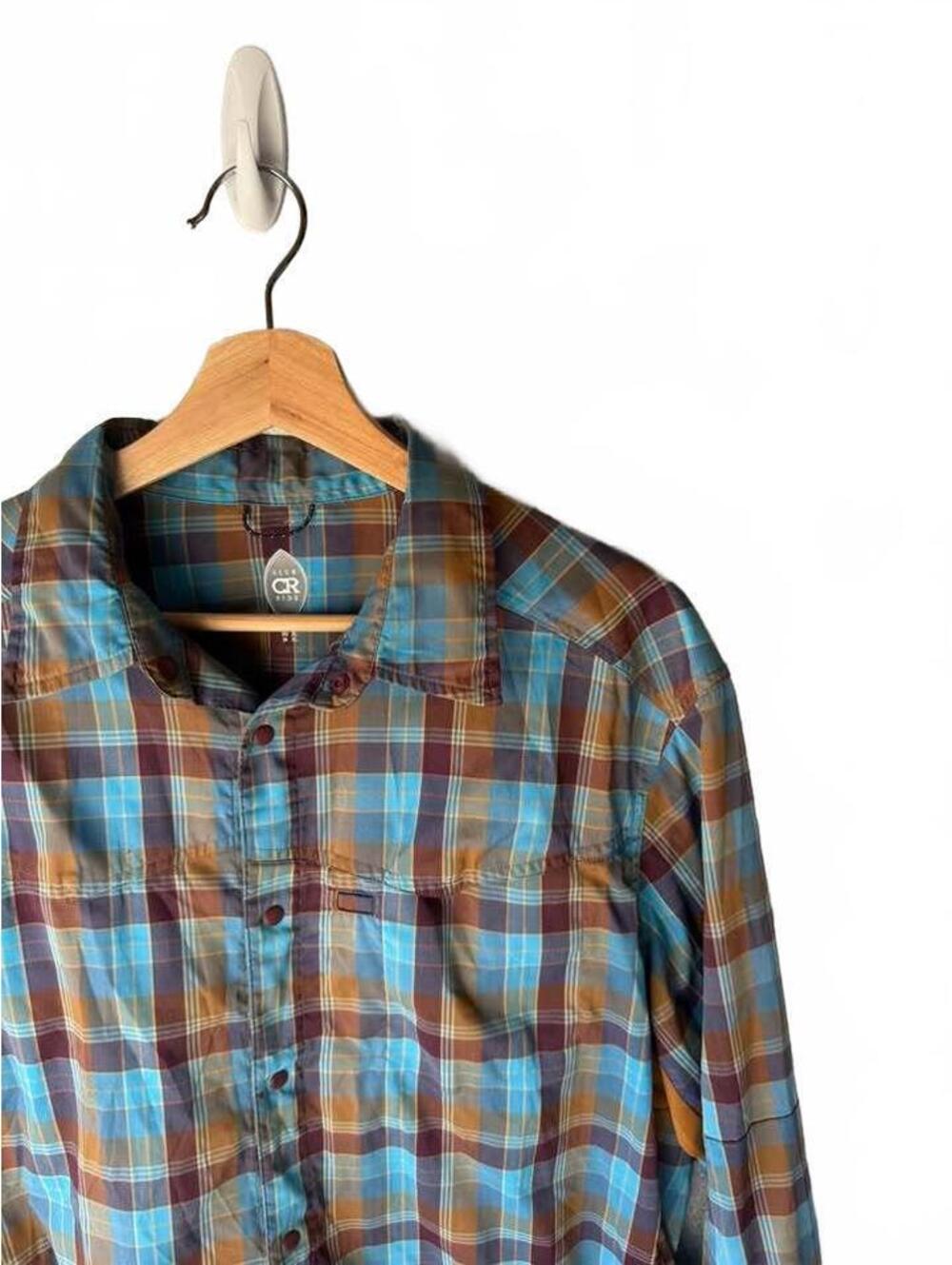 Men’s Outdoor Research Plaid Shirt Large